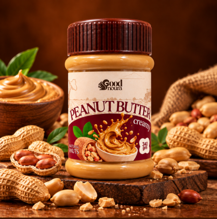 Good Noura creamy peanut butter 510g jar