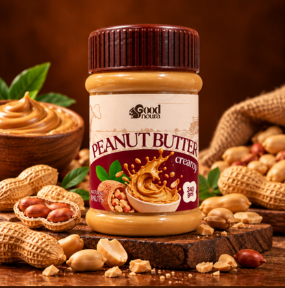Good Noura creamy peanut butter 510g jar