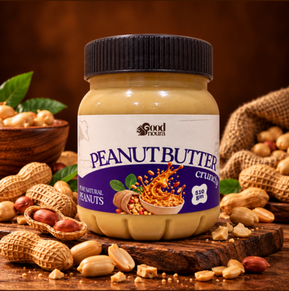 Good Noura crunchy peanut butter 510g jar