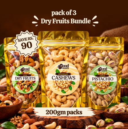 The Signature Mix Family Pack - Cashew, Pistachio & Mixed Dry Fruit (200g each)
